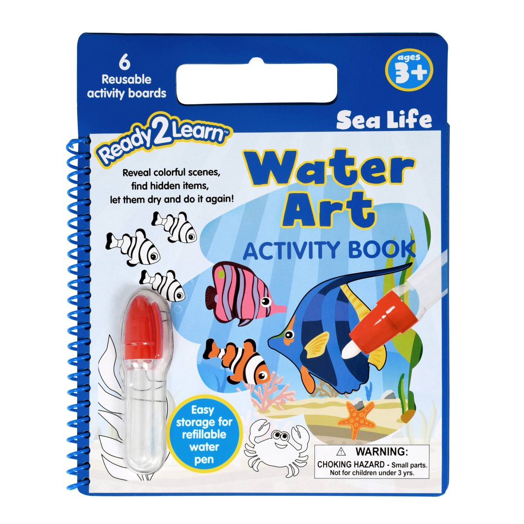 Water Art Activity Book - Sea Life