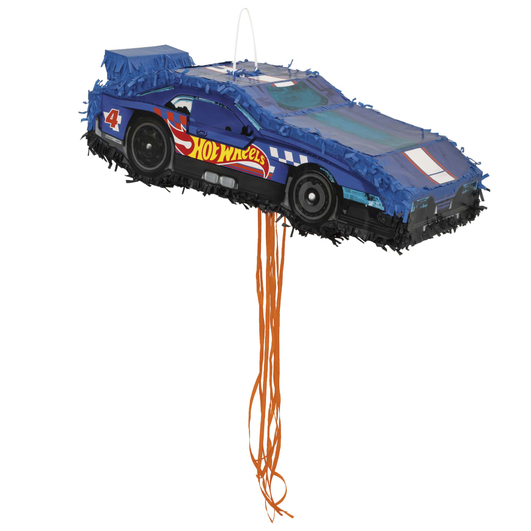Hot Wheels Car-Shaped 3D Pull Piñata