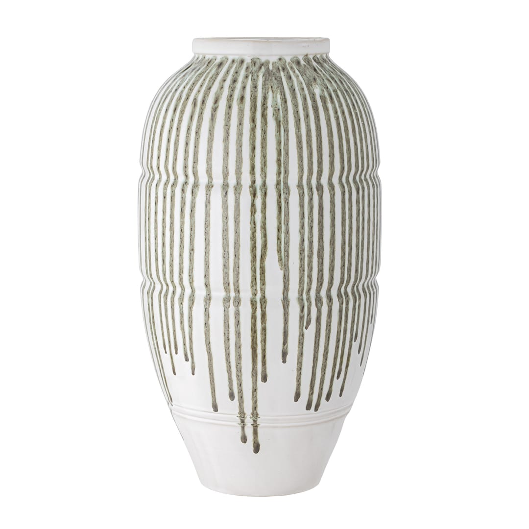 82060446 - Scarlet Vase, Green, Stoneware STOCK: 29