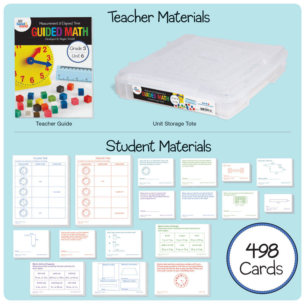 GUIDED MATH KIT, MEASUREMENT G3U6