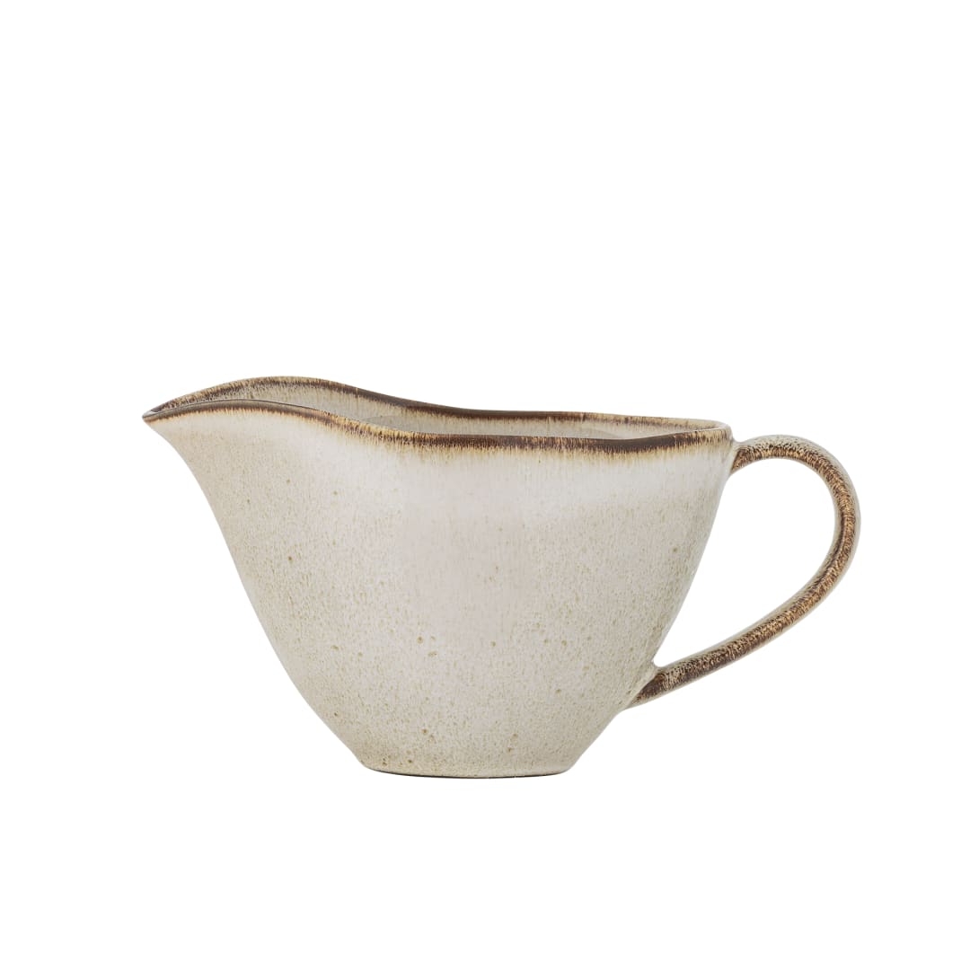82068735 - Sandrine Gravy Boat, Nature, Stoneware STOCK: 87