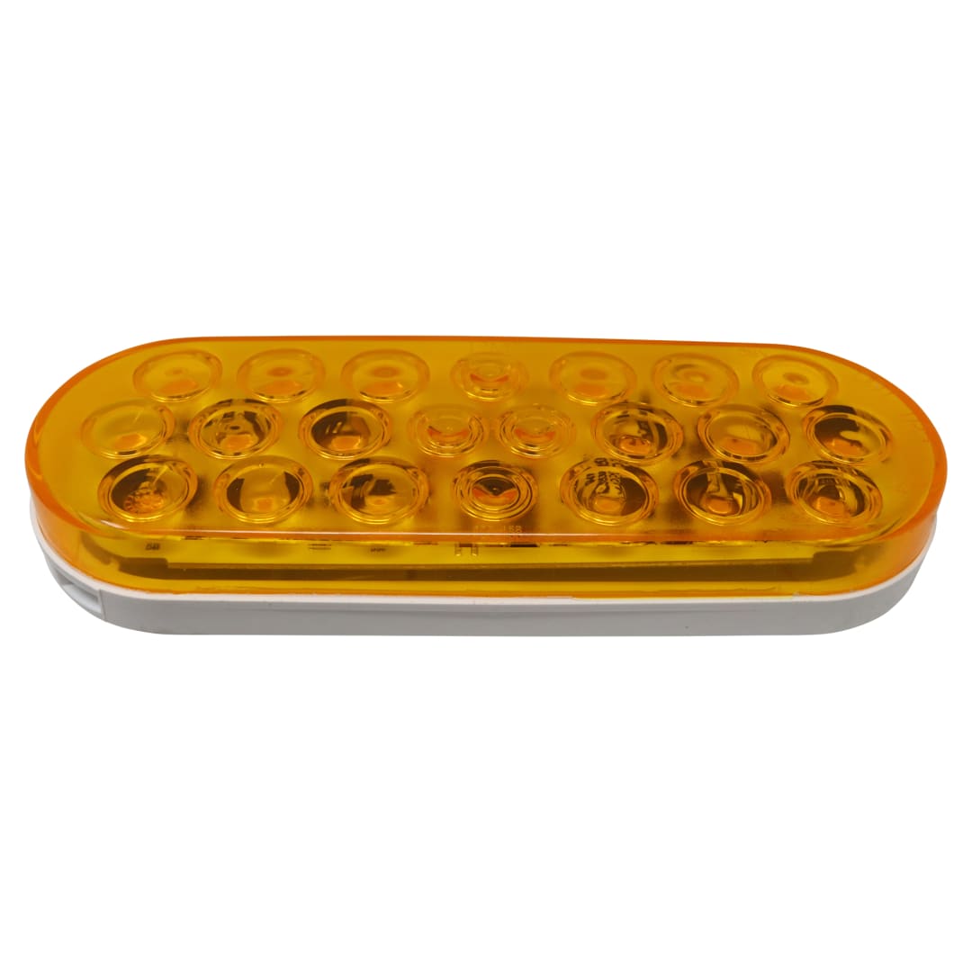 Wastebuilt® Replacement for Petersen Manufacturing Oval Amber LED Strobe Light, POS 1