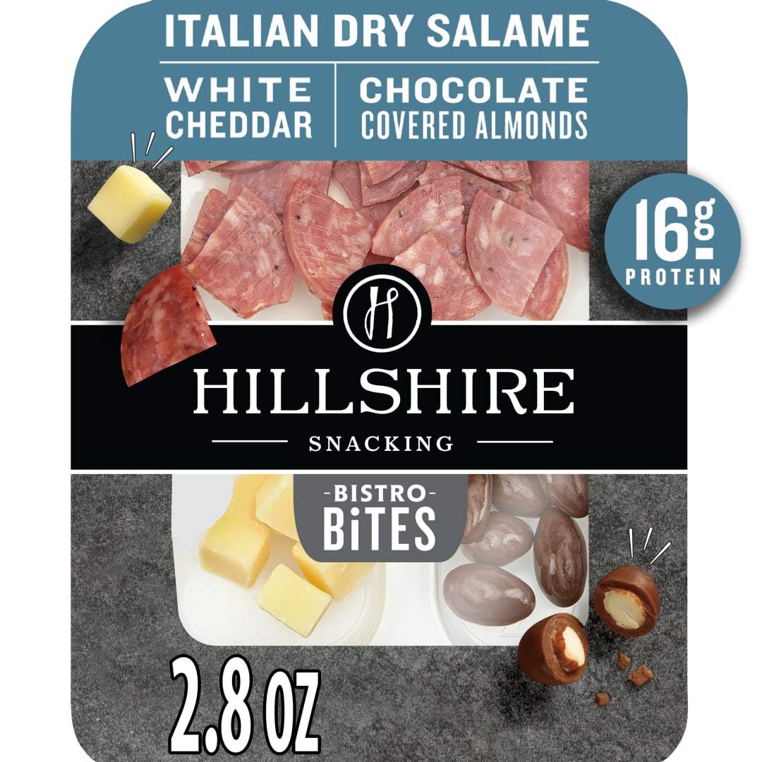 Hillshire Snacking Protein Bistro Bites, Italian Dry Salami and Cheese, 2.8 oz