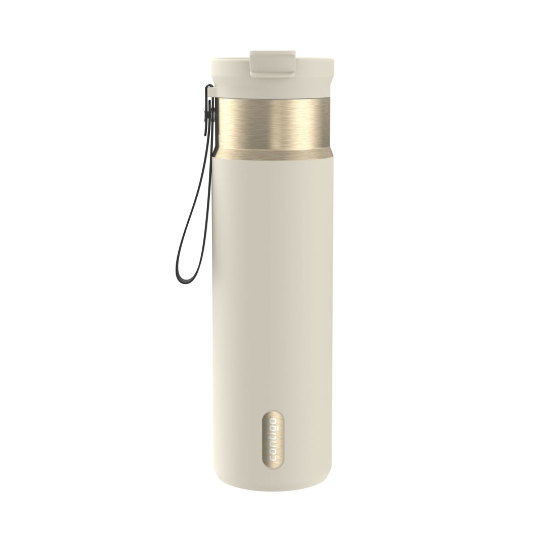 Contigo DualSip® 710 ml Botella Térmica Compacta de Acero Inoxidable a Prueba de Fugas con Tapa de Doble Uso