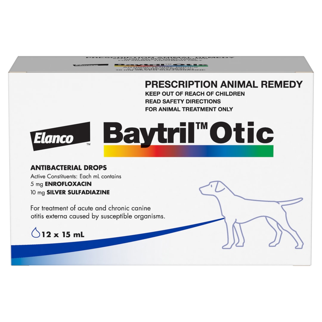 Baytril Otic Ear Drops, 15mL