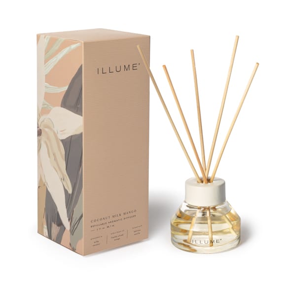 4536305100 - Coconut Milk Mango Scent Diffuser, Rose, STOCK: 155
