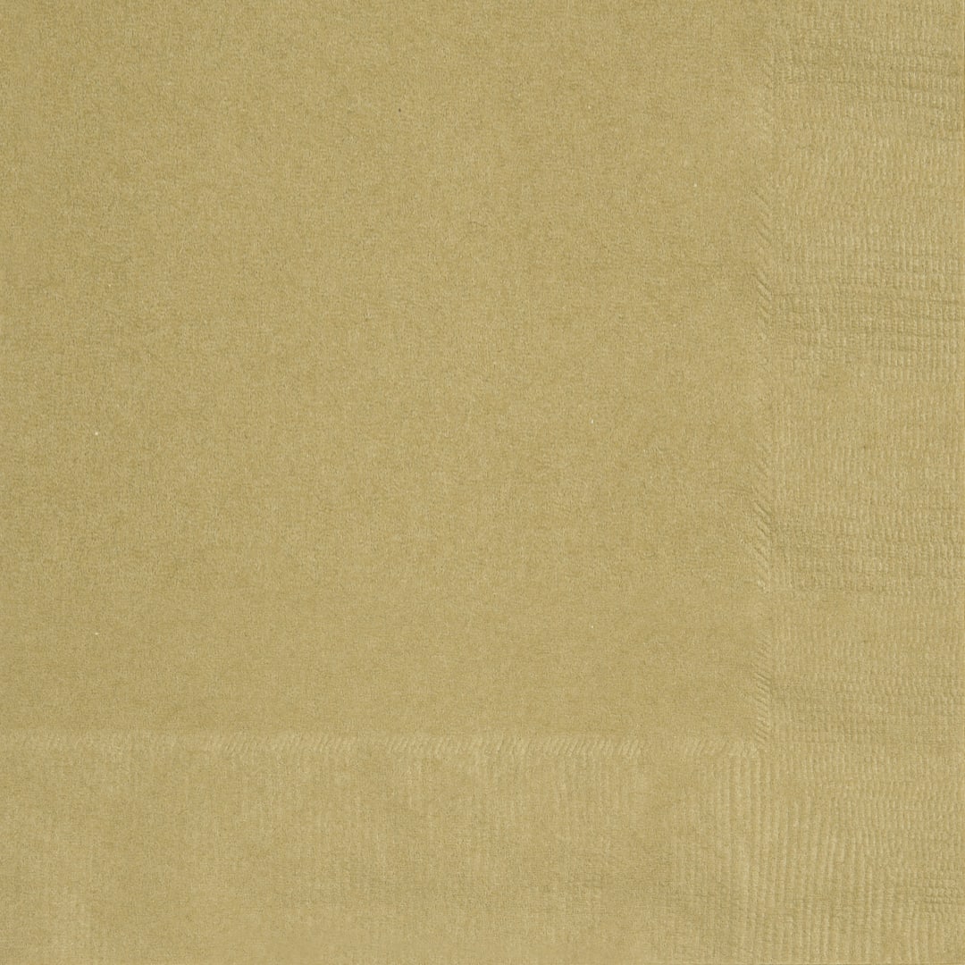 Gold Solid Dinner Napkins, 40ct
