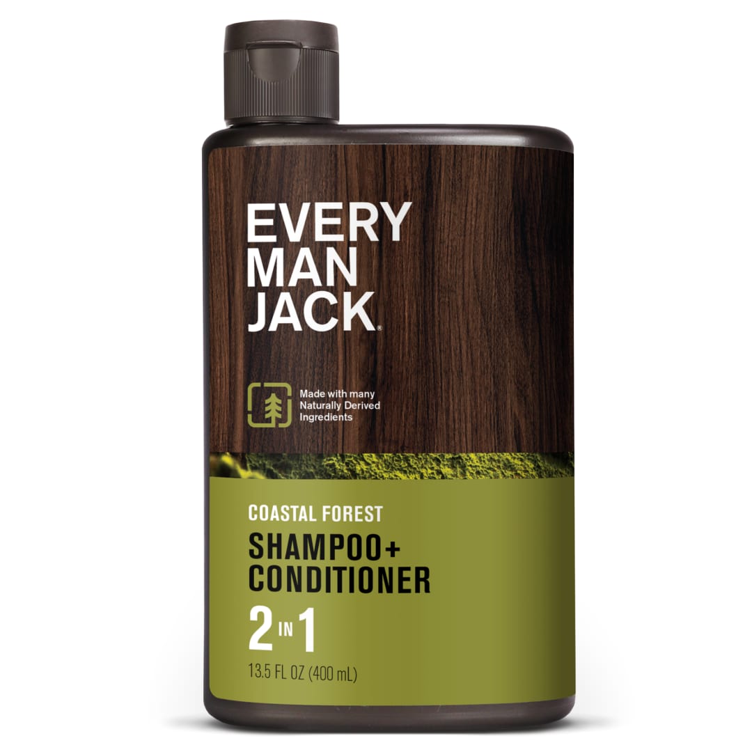 Every Man Jack 2-in-1 Shampoo + Conditioner - Coastal Forest - 13.5 fl oz
