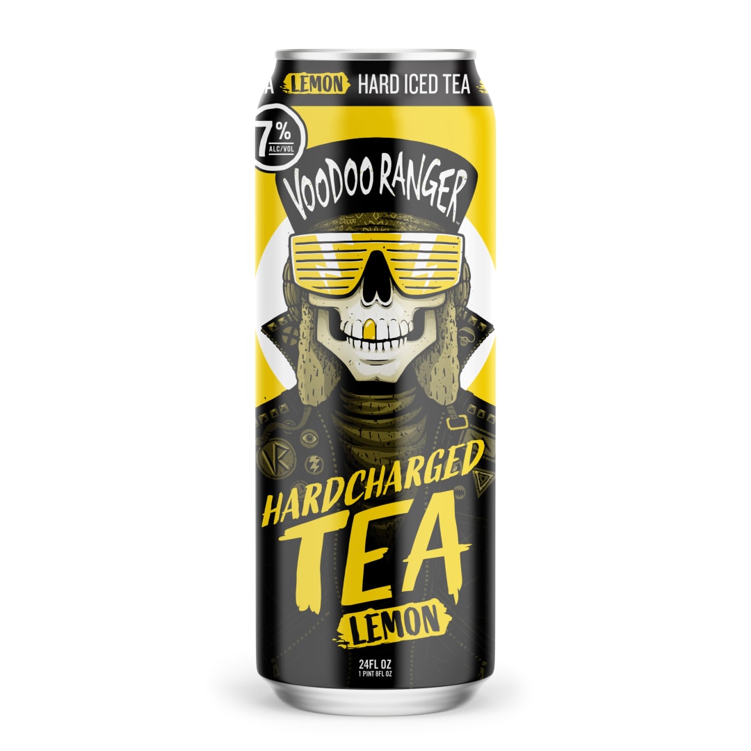 Voodoo Ranger Hardcharged Tea - Lemon, 24 fl oz Can