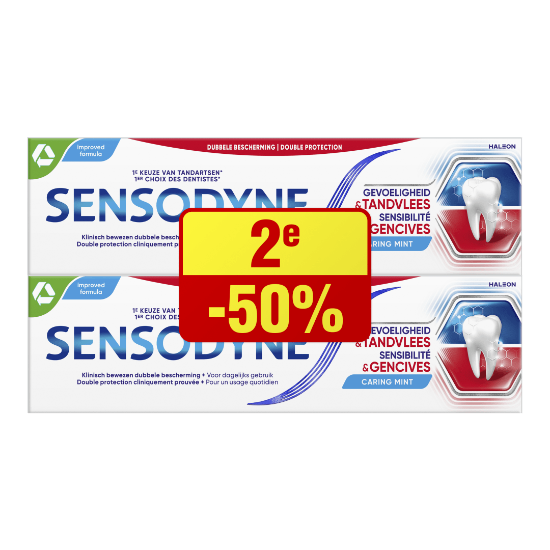 Sensodyne Sensitivity & Gum Dentifrice - Promo pack - 2E -50%
