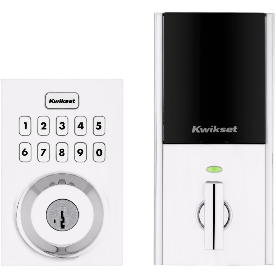 Home Connect 620 Keypad Connected Smart Lock with Z-Wave Technology featuring SmartKey Security™ in Polished Chrome