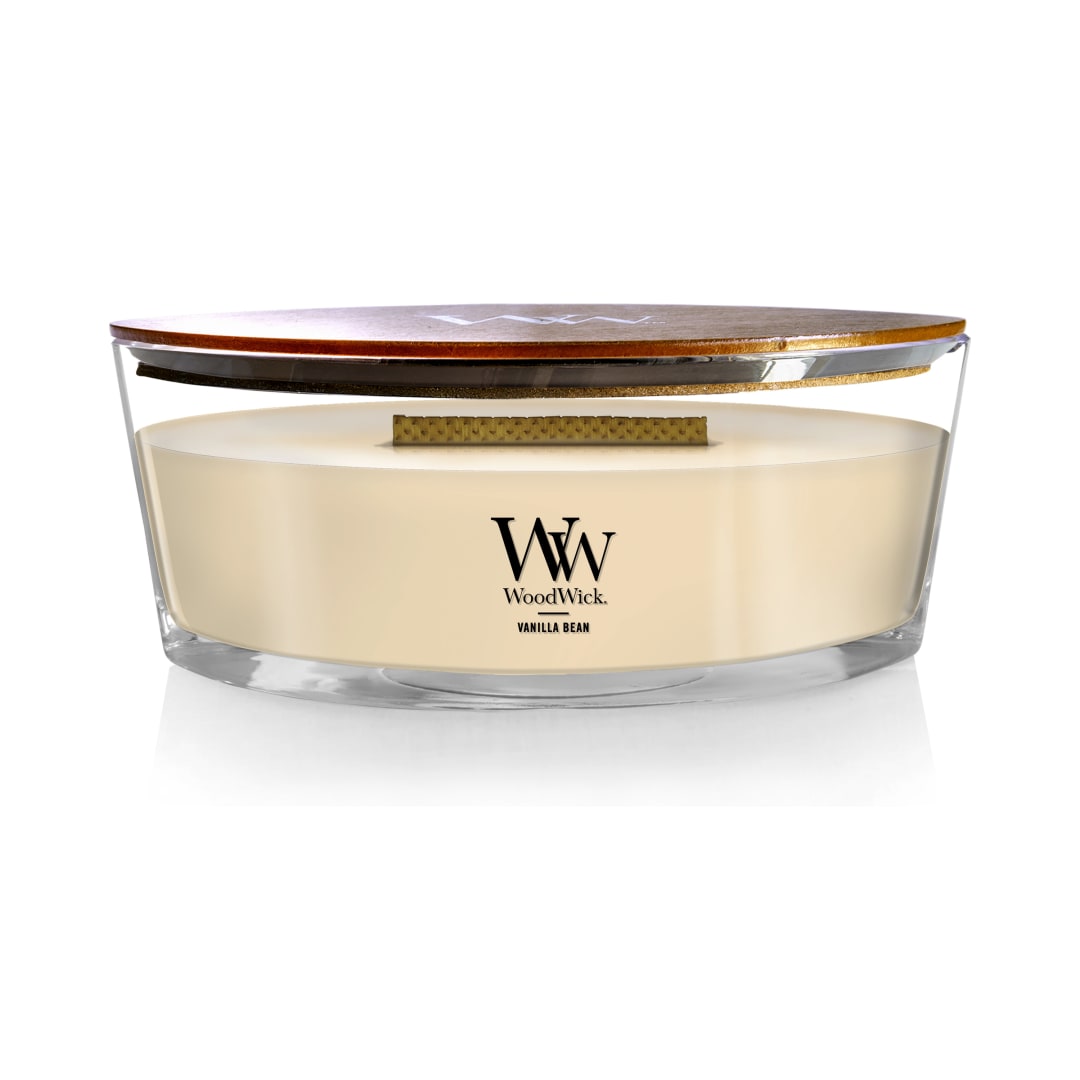 WoodWick Vanilla Bean Ellipse Candle