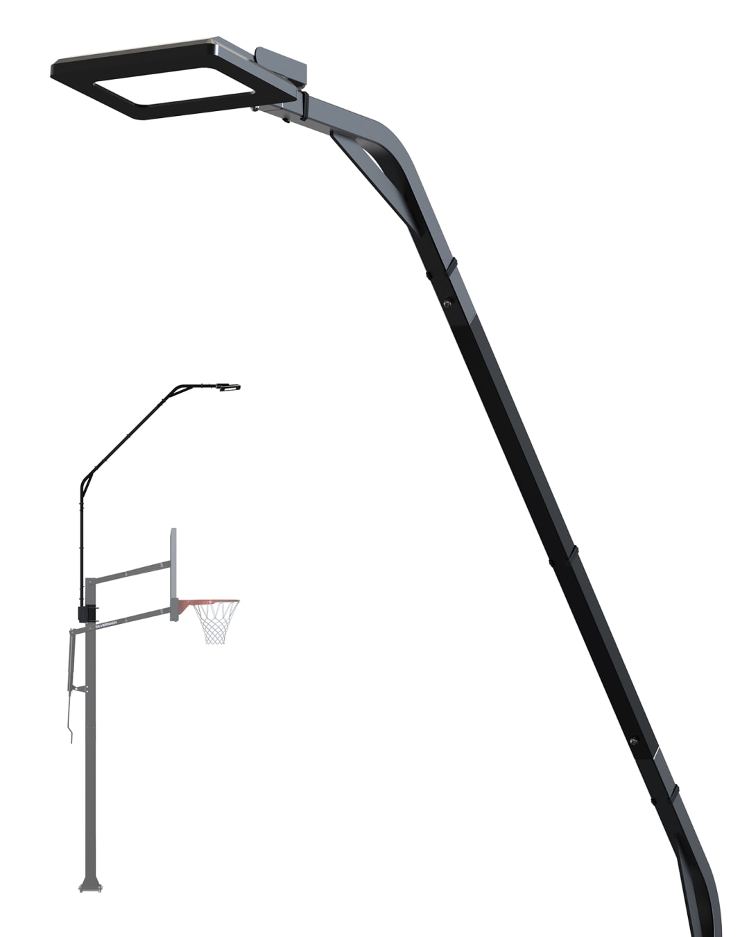 Silverback LED Basketball Hoop