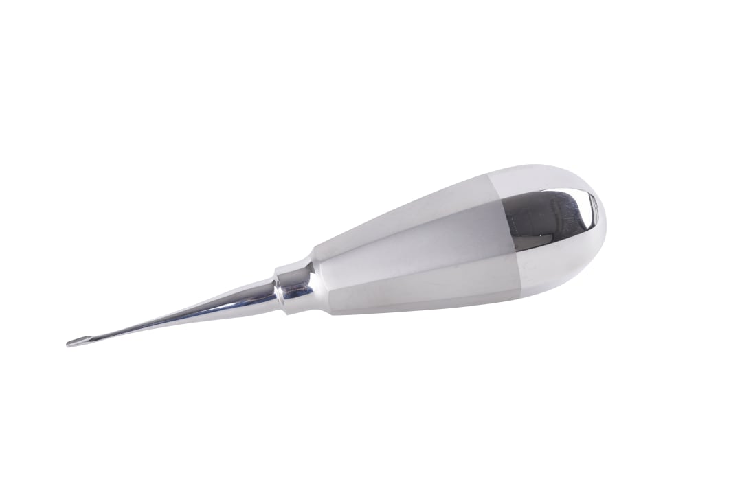 KRUUSE Dental Winged Elevator with Stubby Handle, 1mm