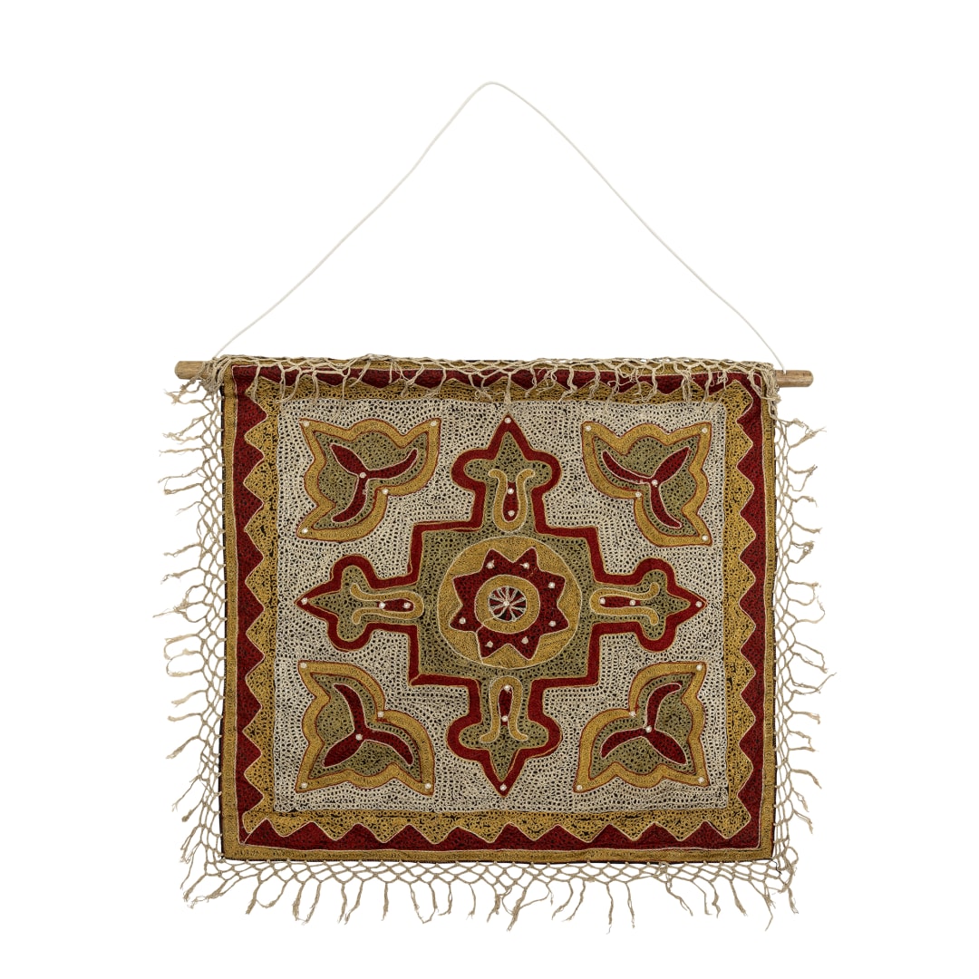 82066438 - Mughal Wall Decor, Red, Cotton STOCK: 8