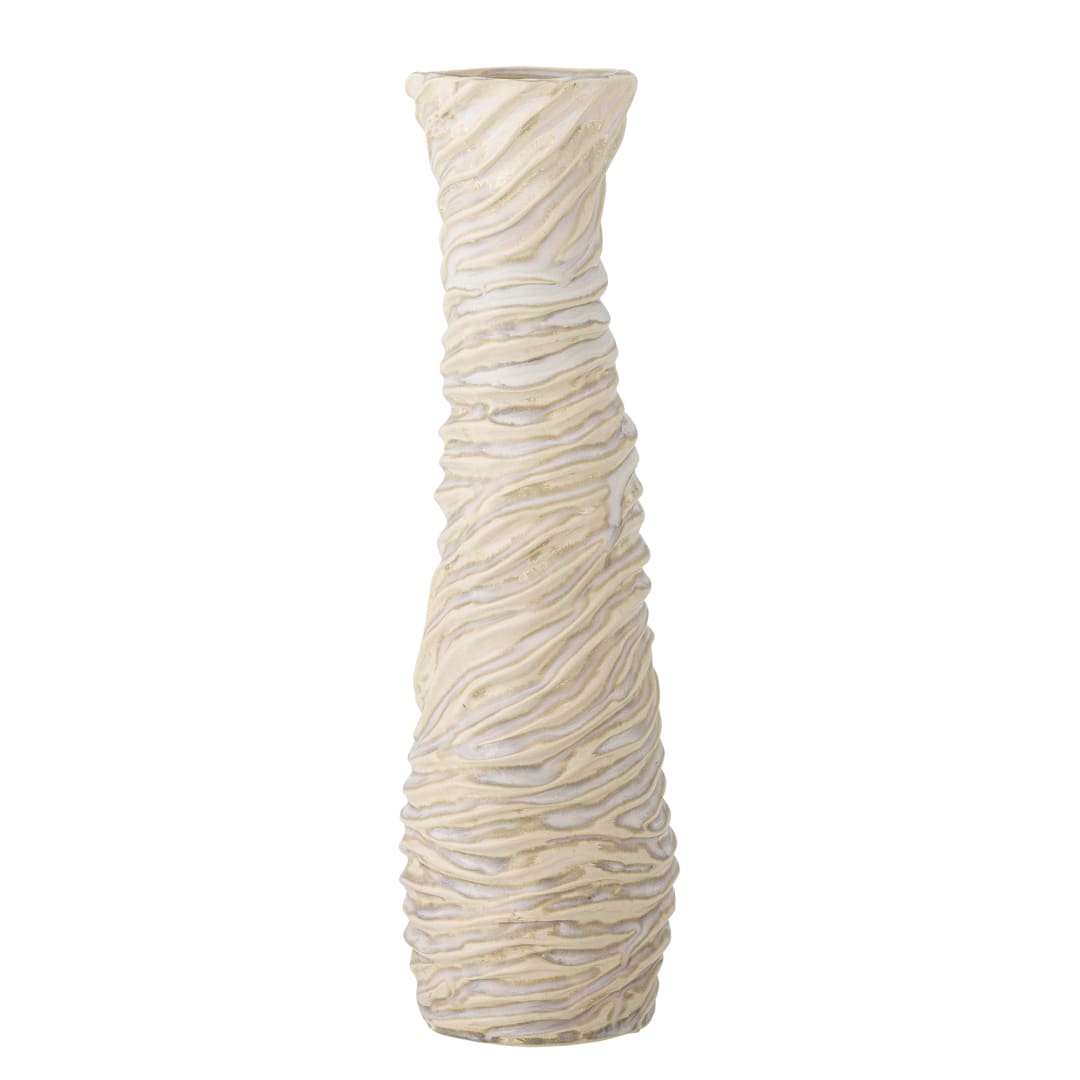 82060822 - Damien Vase, White, Stoneware STOCK: 58