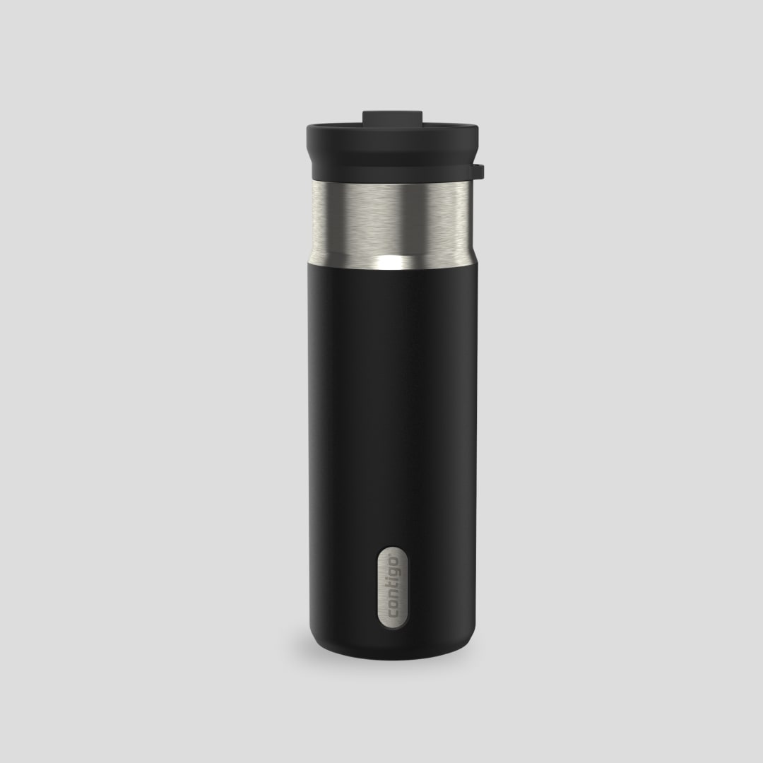 Contigo DualSip® 591 ml Botella Térmica Compacta de Acero Inoxidable a Prueba de Fugas con Tapa de Doble Uso