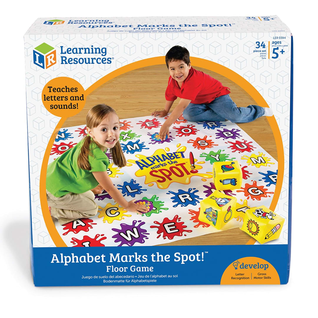 ALPHABET MARKS THE SPOT FLOOR MAT
