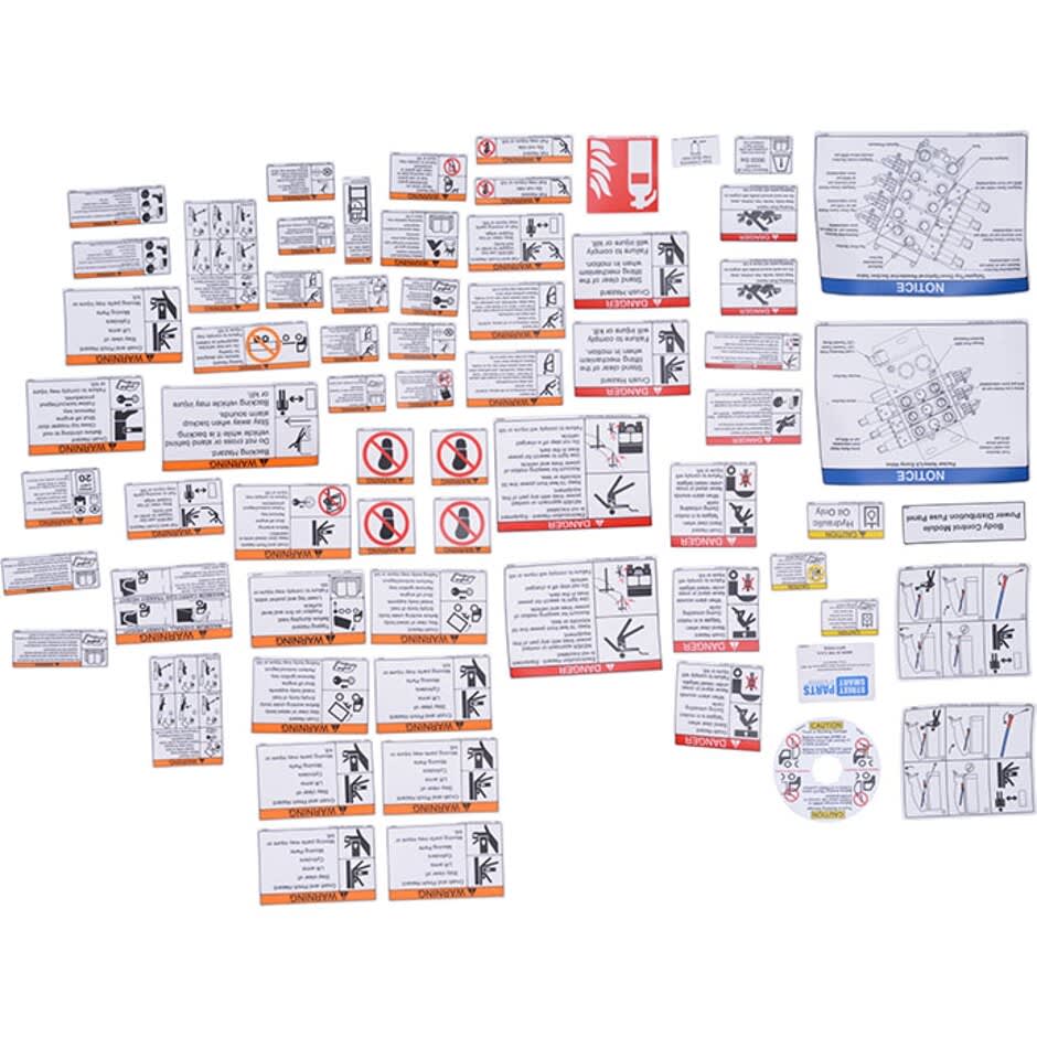 Wastebuilt® Replacement for McNeilus Kit, Decal, ANSI FL Eng