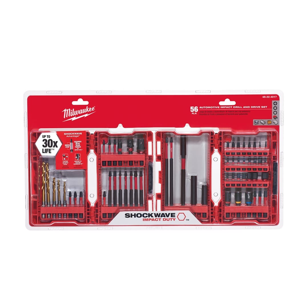 Shockwave 56 Piece Impact Duty Drill Driver Bit Set