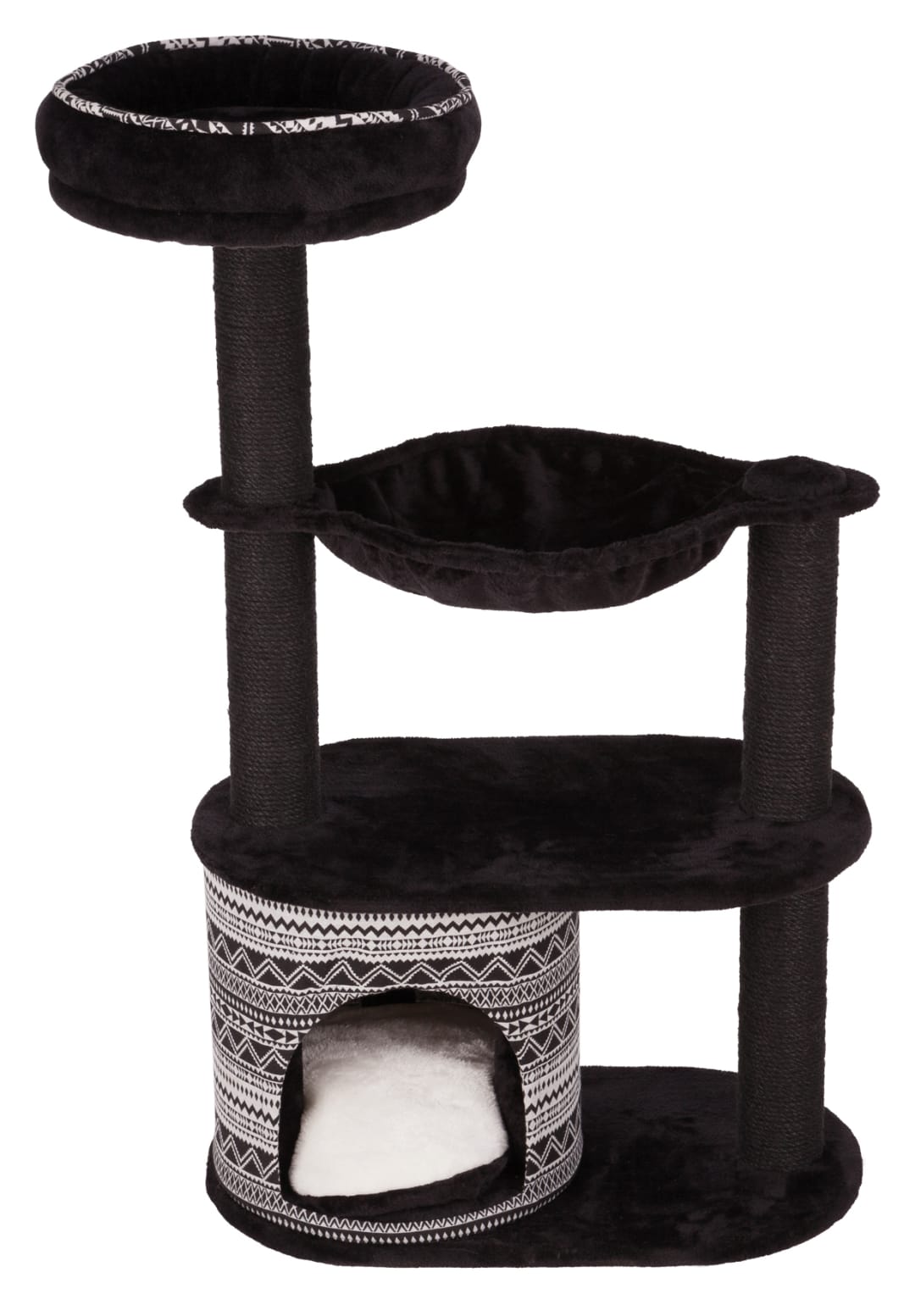 Giada Cat Tower, Black/White