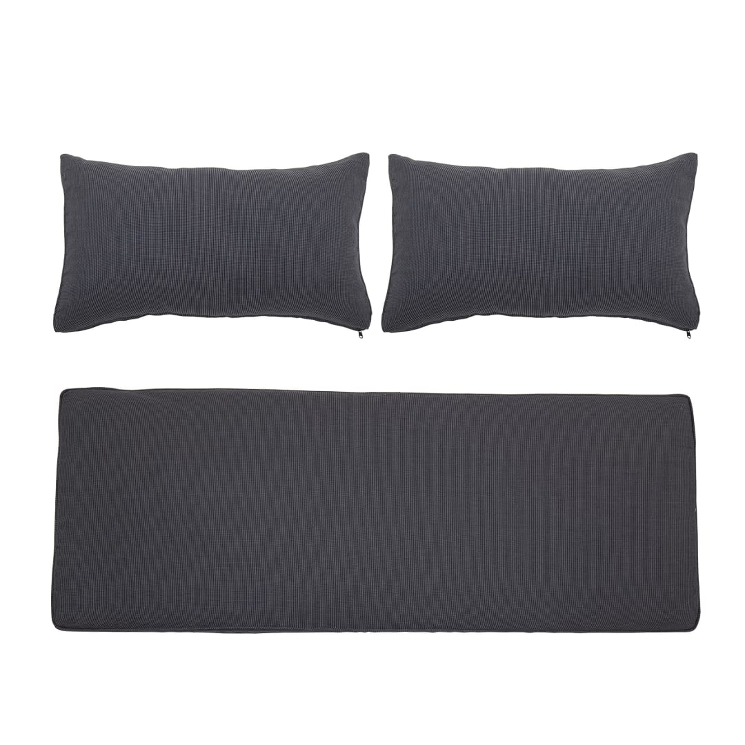 82055543 - Mundo Cushion Cover (No filler), Grey, Polyester STOCK: 0