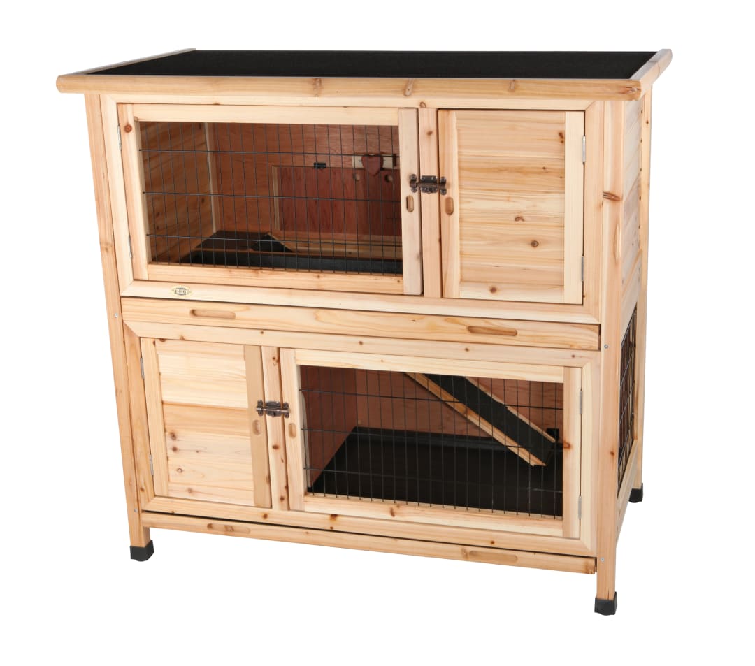 natura Double Rabbit Hutch and Run
