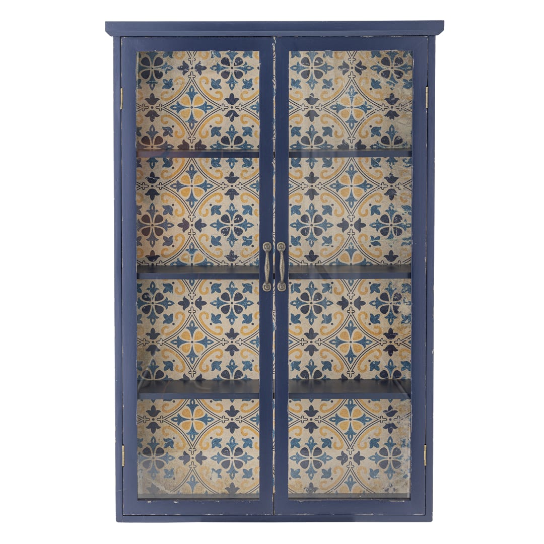 82064840 - Hazem Cabinet, Blue, Firwood STOCK: 59