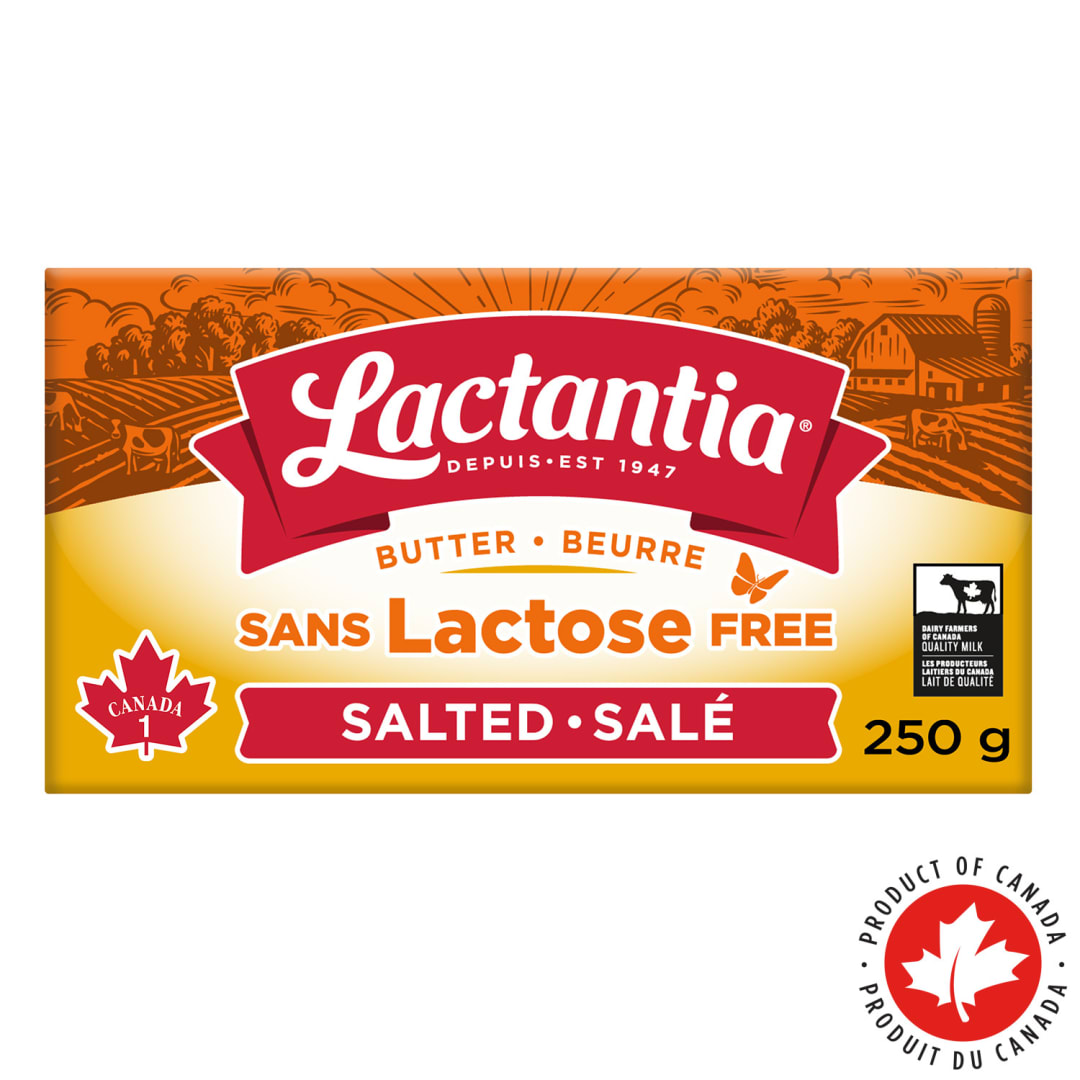 Lactantia Lactose Free Salted Butter, 250g