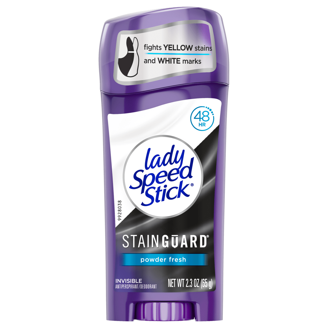 Lady Speed Stick Stainguard Antiperspirant Deodorant, Powder Fresh - 2.3 ounce