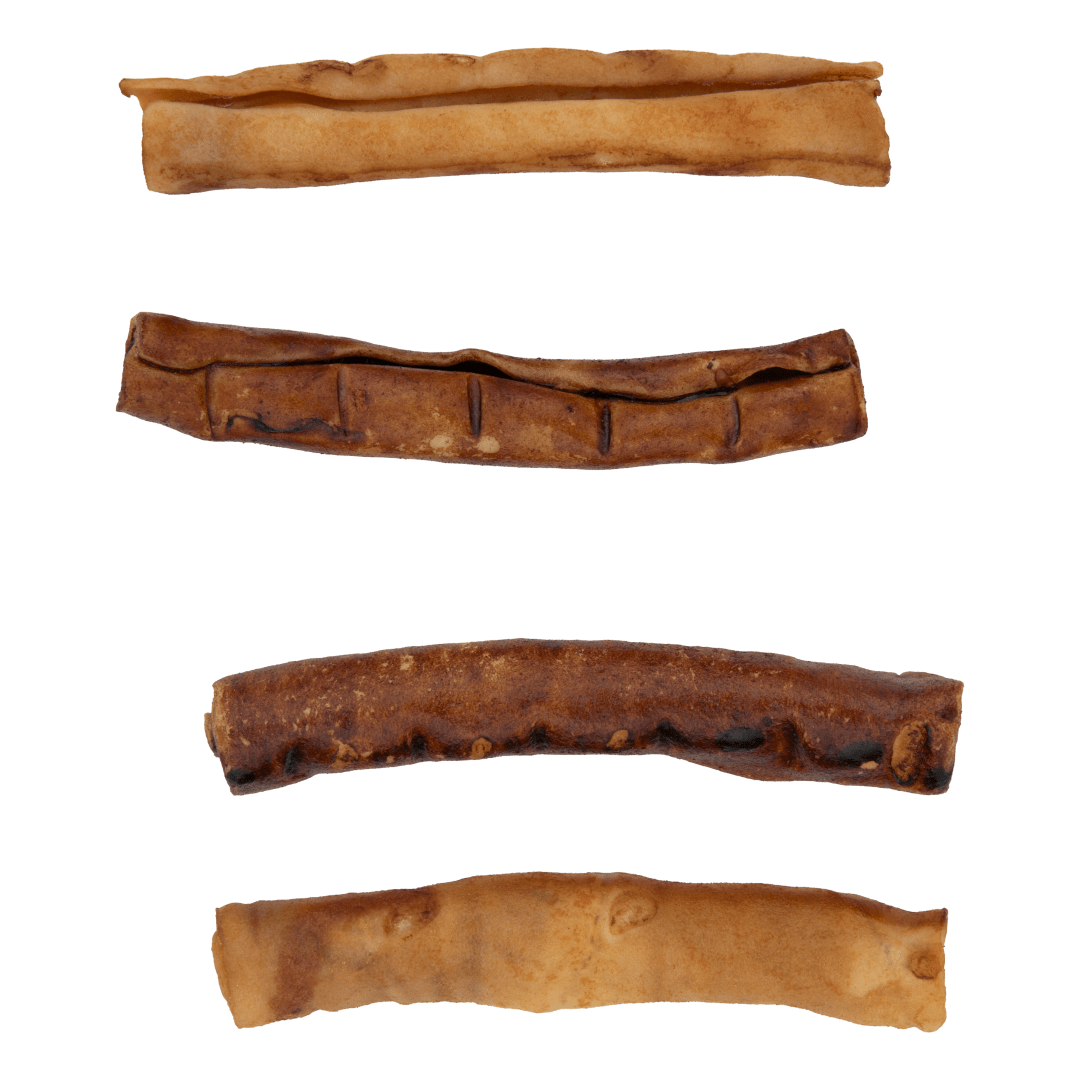 Pet Factory 100% USA Made Beefhide Chip Rolls Dog Chew Treats, Assorted Beef/Chicken, 5", 20 Pack