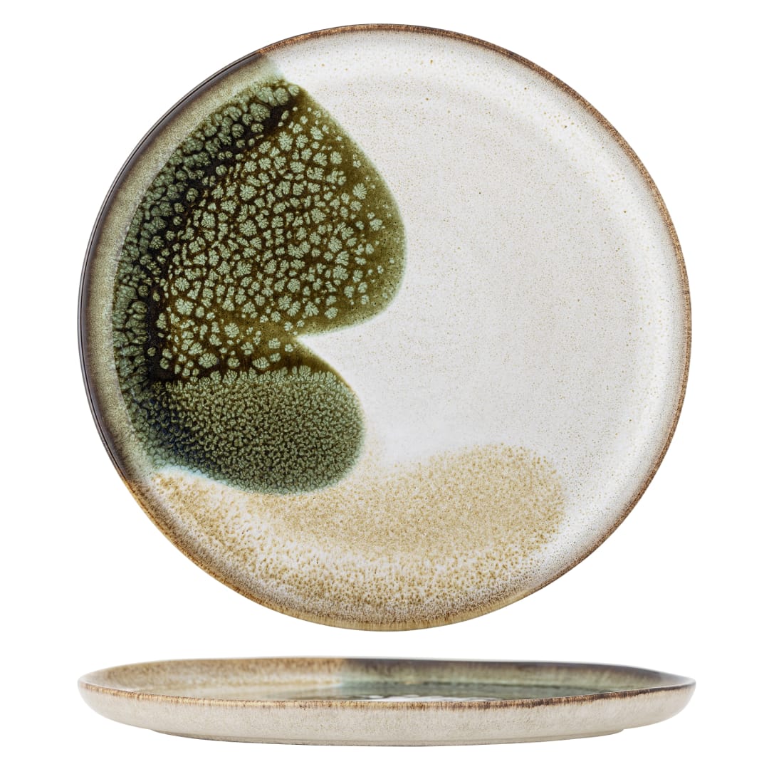 82068744 - Jules Plate, Green, Stoneware STOCK: 300