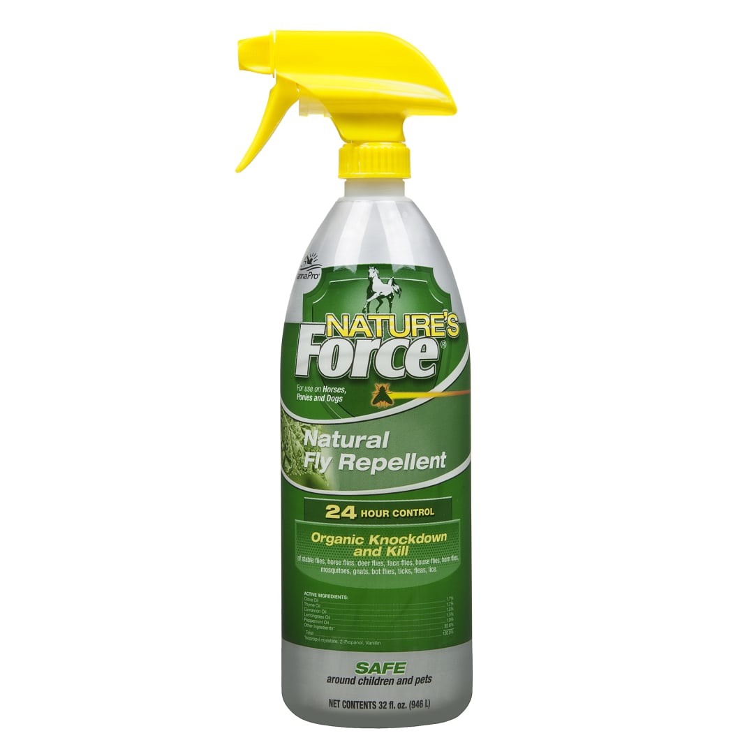 Pro Force Nature's Force Fly Spray | Natural fly repellent | 1-Quart