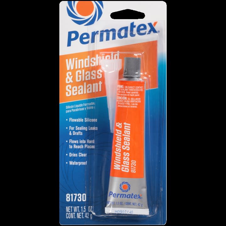 Permatex Flowable Silicone Windshield and Glass Sealer 1.5 oz Tube
