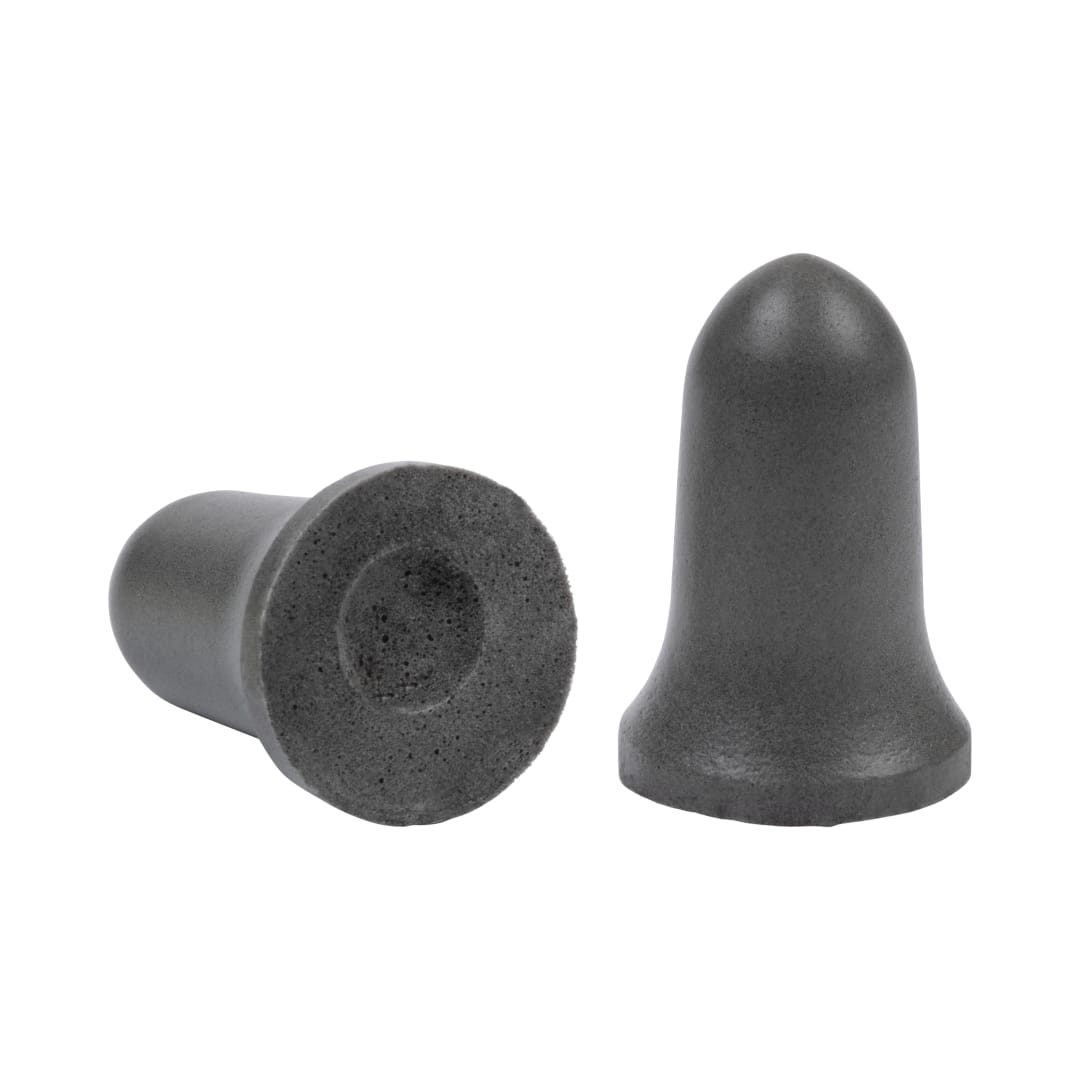 ULTRX™ Tapered Foam Ear Plugs, 25-Pairs / Jar, Gray