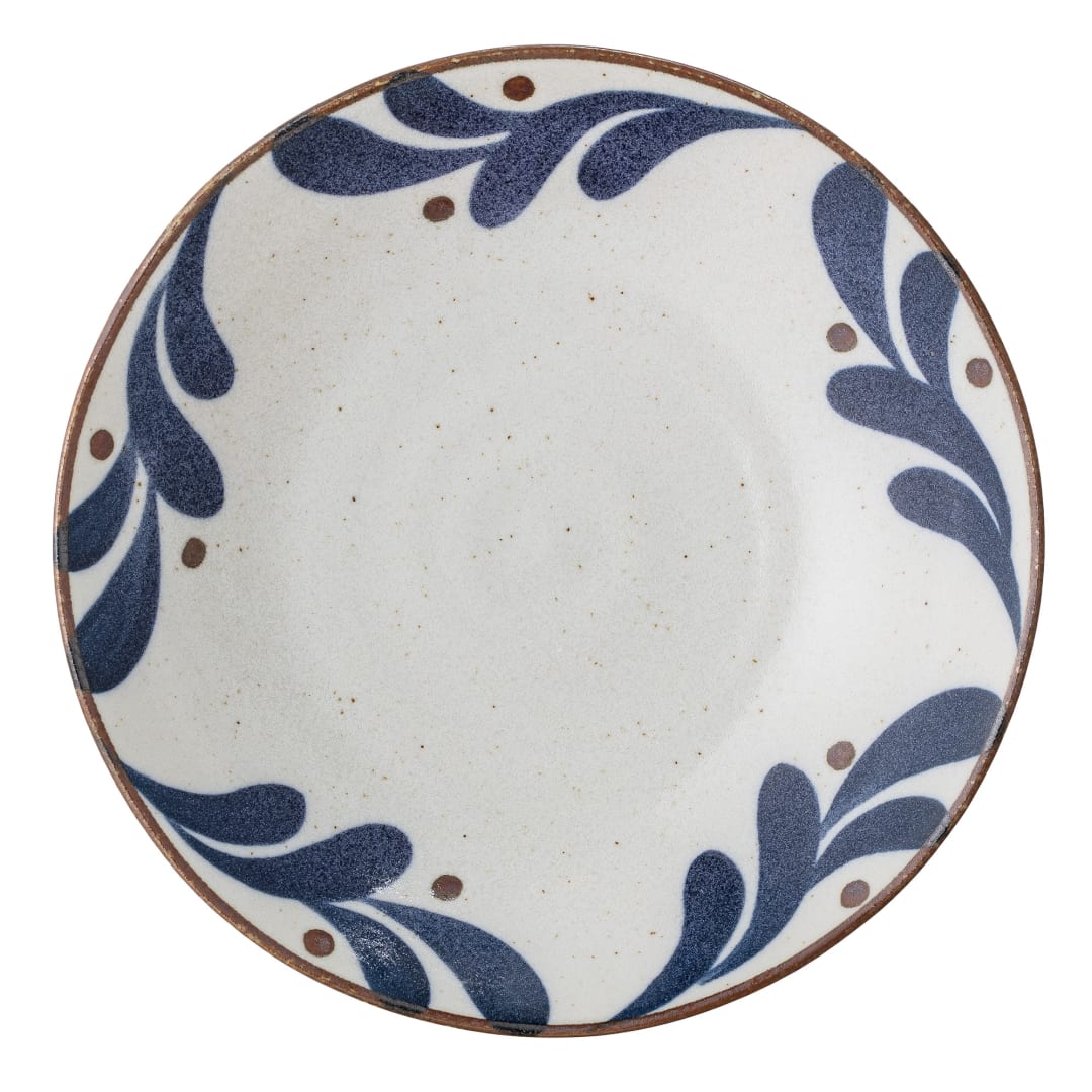 82050099 - Camellia Plate Deep, Blue, Porcelain STOCK: 47
