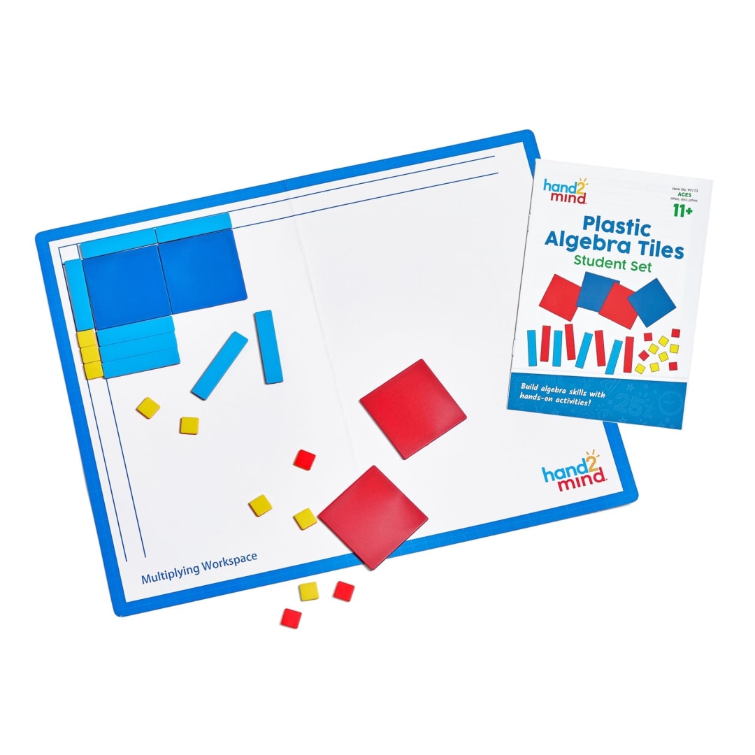 Plastic, Algebra Tiles, Student Set