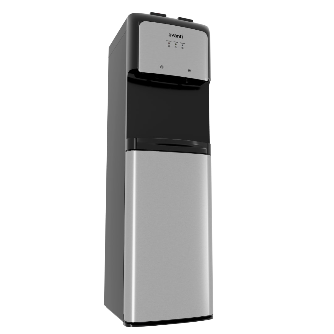 Avanti Bottom Loading Hot and Cold Water Dispenser with UV Disinfecting Light, in Stainless Steel (WDBMC810Q3S)
