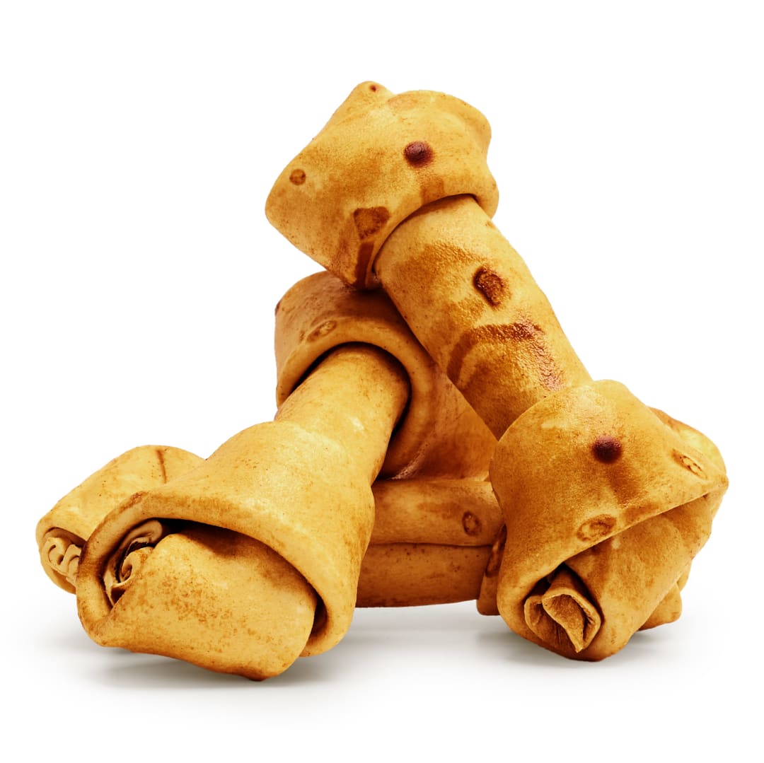 Treatly American Sourced Beefhide Bones Chicken, 3 Pack