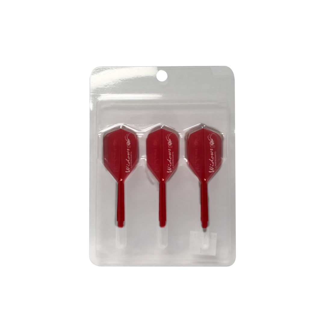 Laserdarts Flight/Shaft Standard Red