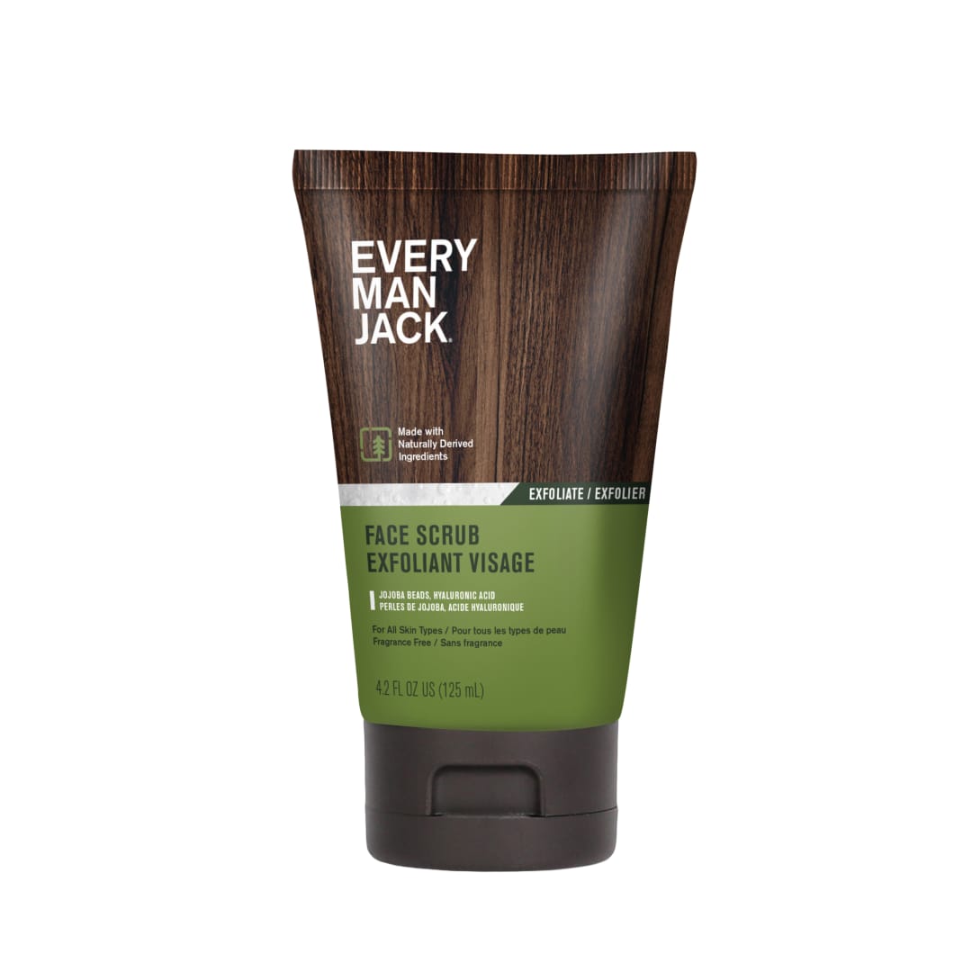 Every Man Jack Exfoliating Face Scrub for Men, Naturally Derived, 4.2 oz