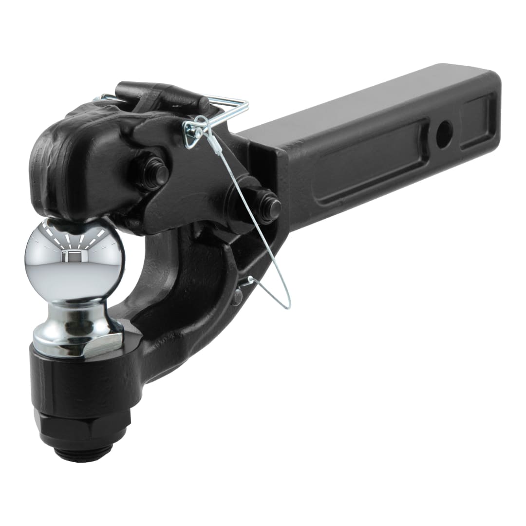 CURT Receiver-Mount Ball & Pintle Hitch (2" Shank, 2" Ball, 16,000 lbs. Max) #48007