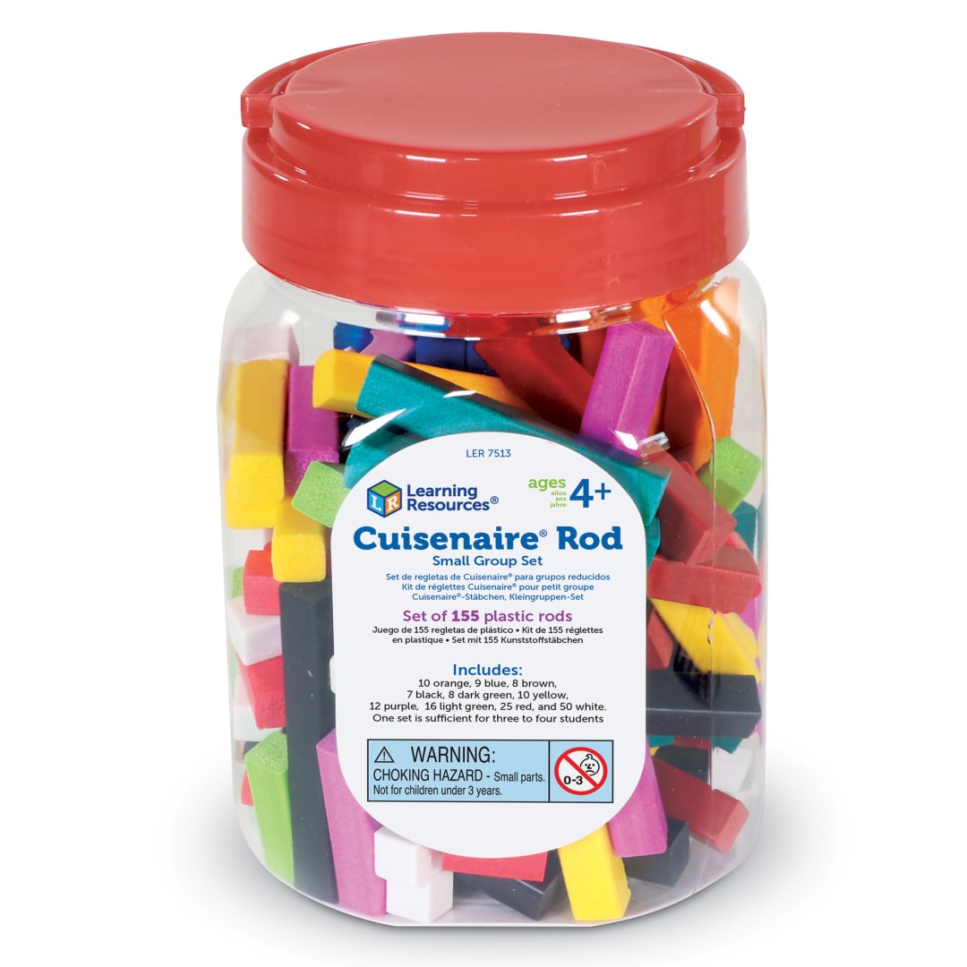 CUISENAIRE RODS SMALL GROUP PLASTIC