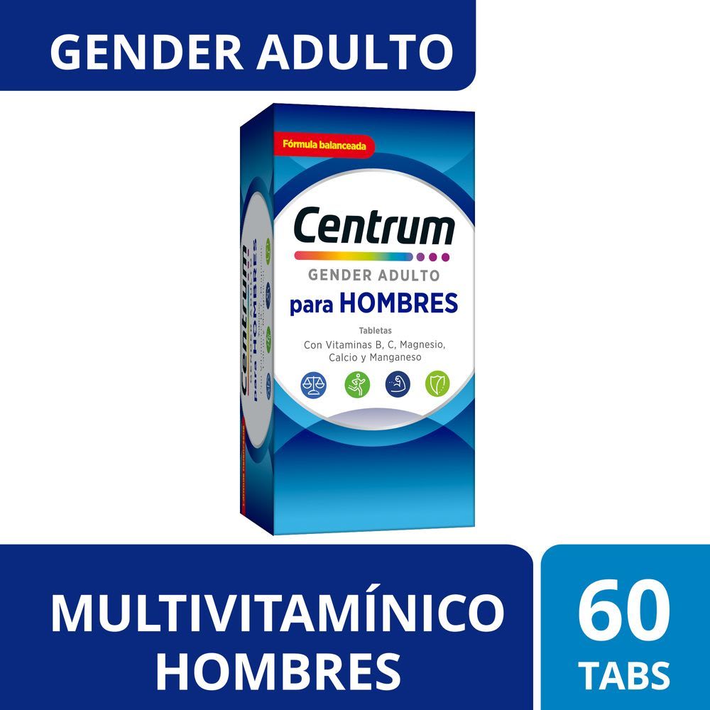 Centrum Gender Hombres, 60 Tabletas