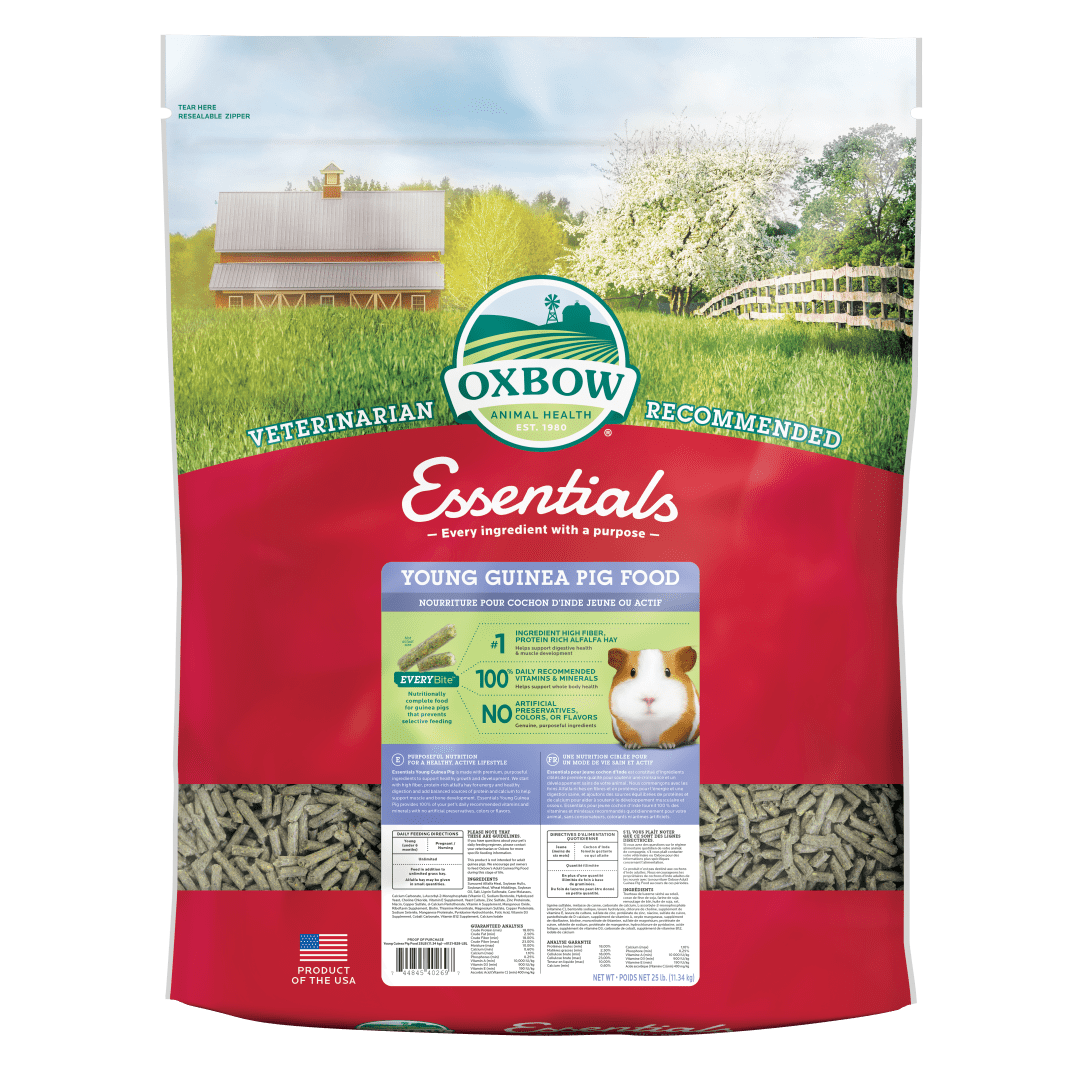 Essentials Young Guinea Pig Food - 25 lb