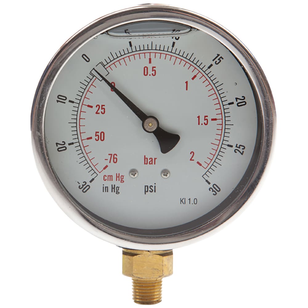 Wastebuilt® Replacement for Cusco Gauge Vacuum/Pressure Bottom Mount 1/4