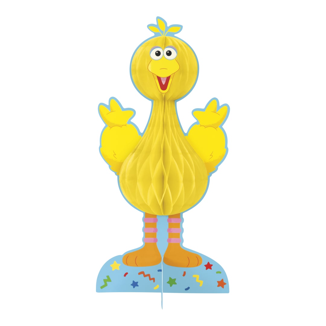 Sesame Street Big Bird Honeycomb Centerpiece