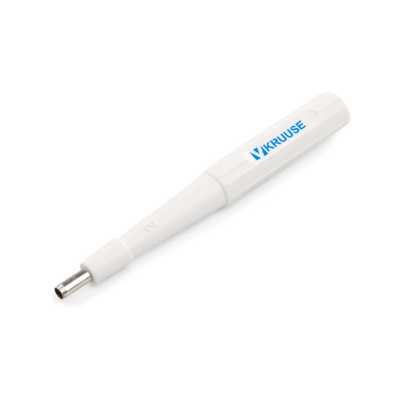 KRUUSE Biopsy Punch, White, 3mm, Sterile