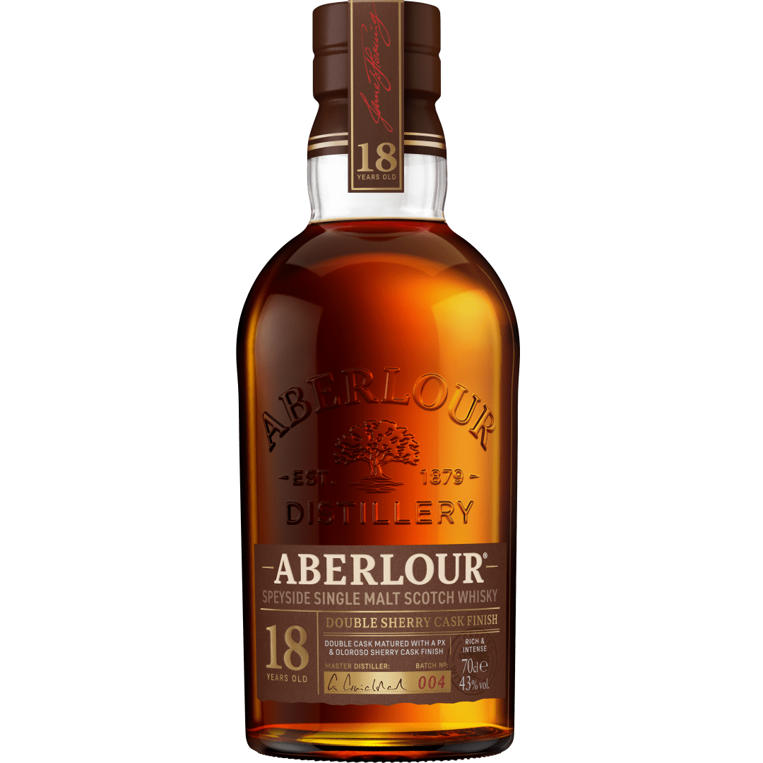 Aberlour 18 Year Old Double Cask Matured Single Malt Scotch Whisky, 750 ml Bottle, 80 Proof