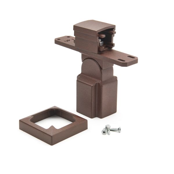 Trex Signature® Swivel Crossover Bracket Kit in Stair in 2.5" Bronze